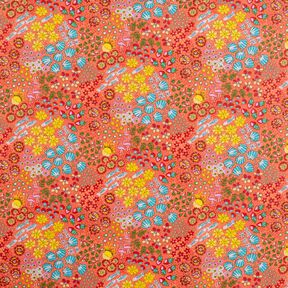 Coated Cotton maritime mix – coral, 