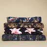 French Terry Border fabric golden ornaments | Glitzerpüppi – black/antique gold,  thumbnail number 5