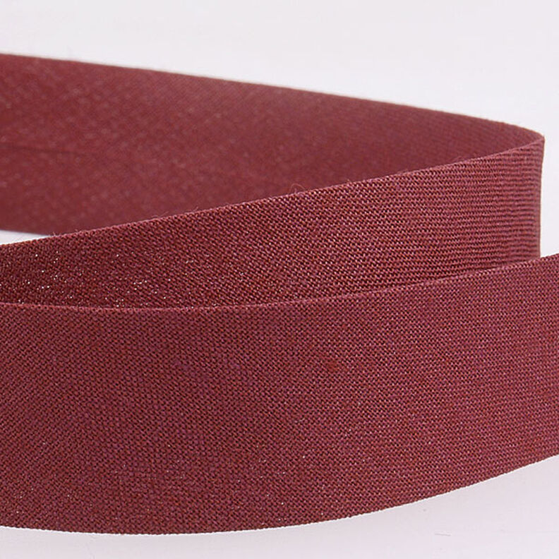 Bias binding Polycotton [20 mm] – burgundy,  image number 2
