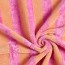 Towelling Fabric Bamboo Block Stripes – light orange/pink,  thumbnail number 4