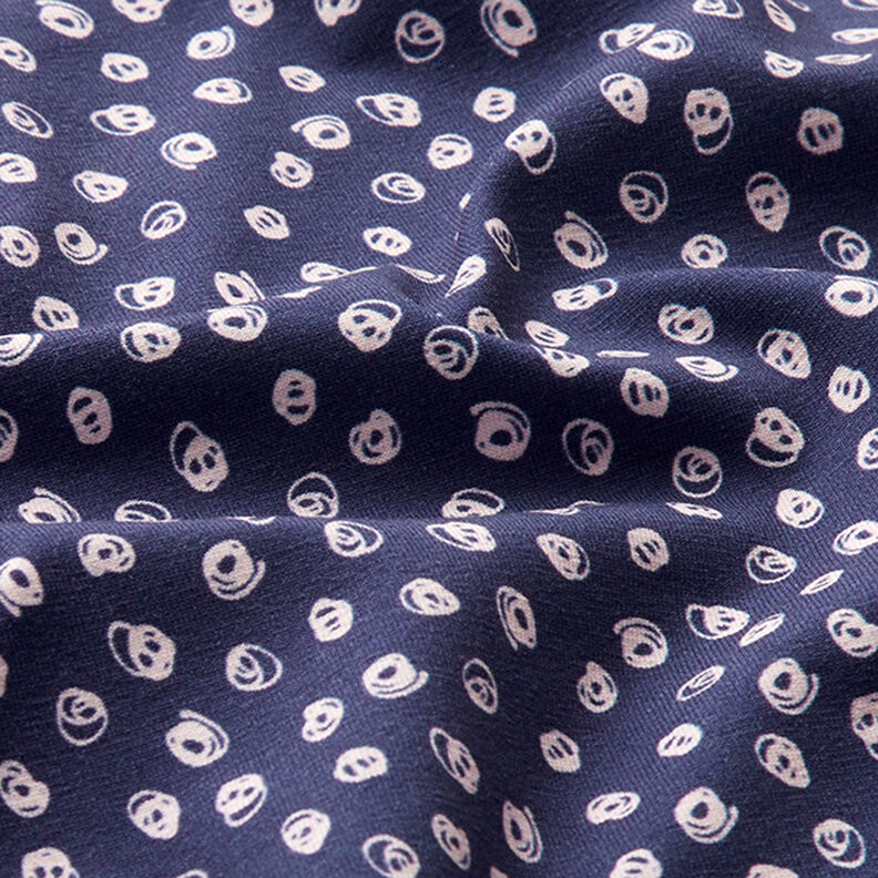 Loops Cotton Jersey – indigo,  image number 2