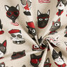 Decor Fabric Half Panama Cats – natural,  thumbnail number 3