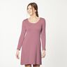 Medium Cotton Jersey Plain – dark dusky pink,  thumbnail number 6