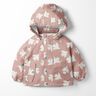 Raincoat Fabric birds Digital Print – light dusky pink,  thumbnail number 7