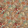 Decor Fabric Tapestry Fabric abstract paisley – light beige/carmine,  thumbnail number 1