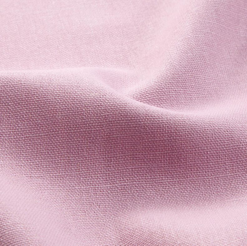 pure heavy linen Plain – pastel violet,  image number 2