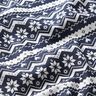 Cotton Poplin Norwegian pattern – midnight blue,  thumbnail number 2