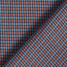 Viscose Blend Check with glitter – turquoise/orange,  thumbnail number 4