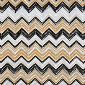 Tulle Zigzag – light brown/black, 