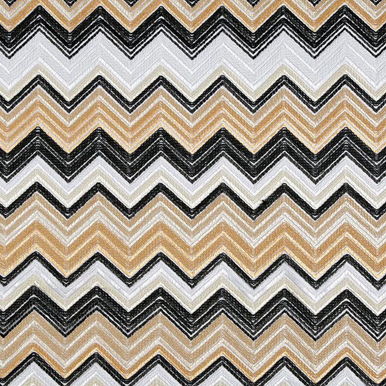 Tulle Zigzag – light brown/black,  image number 1