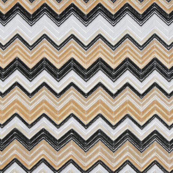 Tulle Zigzag – light brown/black,  image number 1