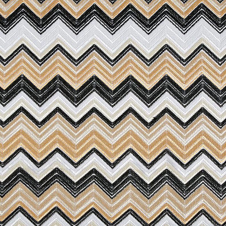 Tulle Zigzag – light brown/black,  image number 1