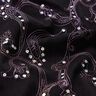 Fine cord embroidery and sequin flowers – black,  thumbnail number 2