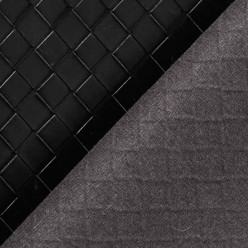 Imitation Leather Braided | Katia Fabrics – black,  image number 4