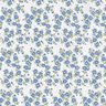 Cotton Poplin sea of flowers – denim blue/white,  thumbnail number 1