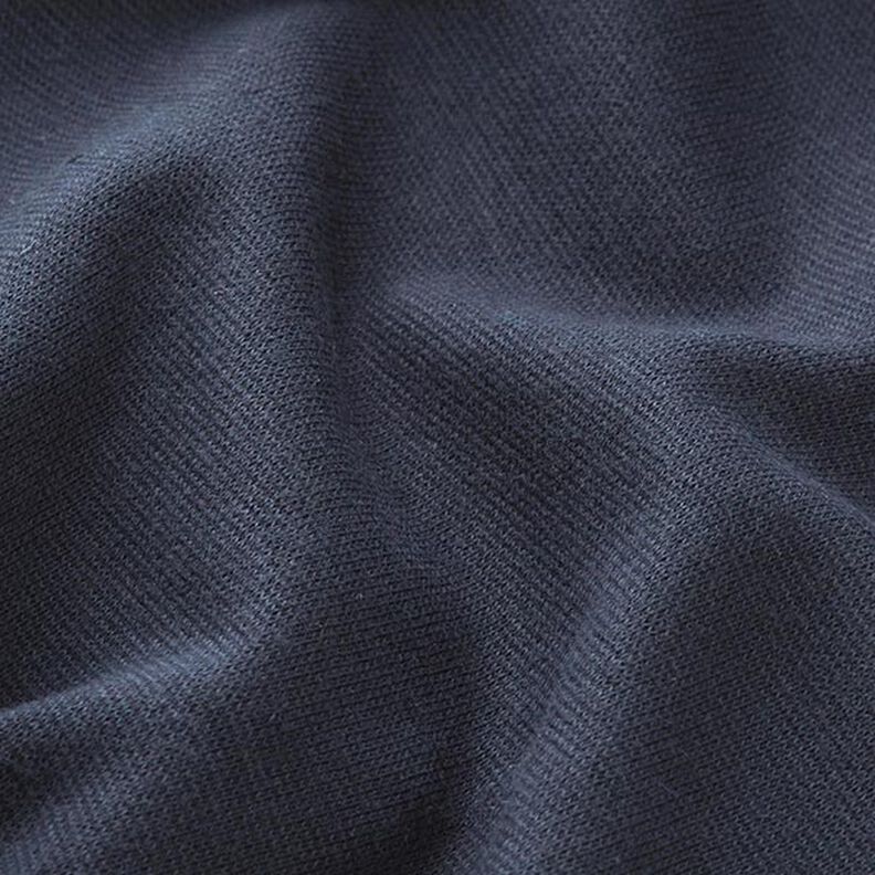 Cuffing Fabric Plain – midnight blue,  image number 4