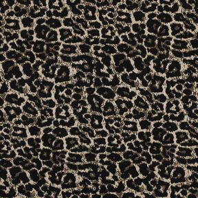 Jacquard Leopard pattern – natural/black, 