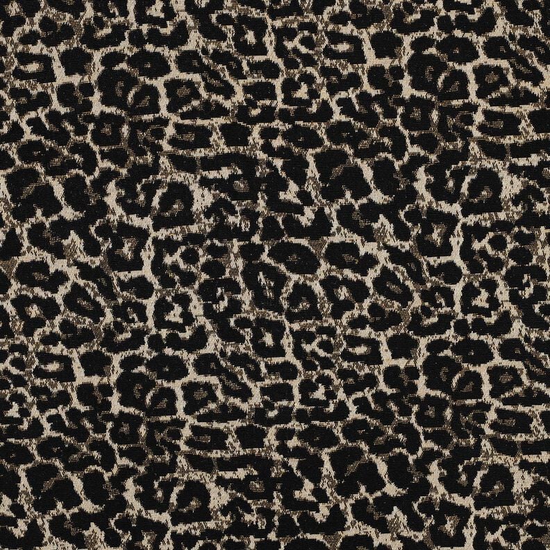 Jacquard Leopard pattern – natural/black, image number 1