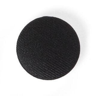 Covered Gloss Button - black, 
