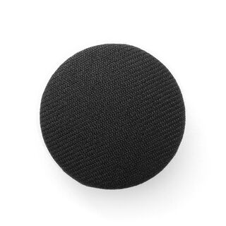 Covered Gloss Button - black, 