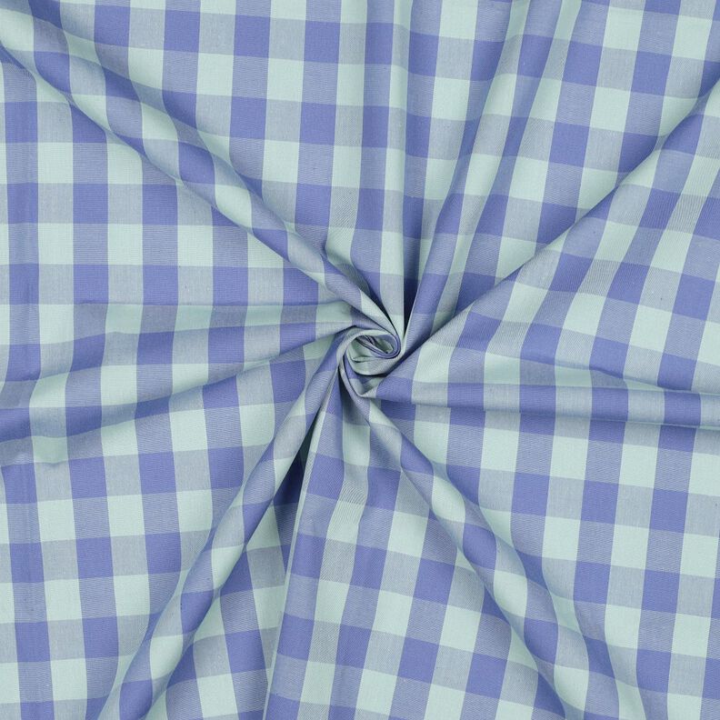Cotton Poplin Check| Poppy Fabrics – pale mint/mauve,  image number 3