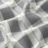 Checked fine cotton fabric – light grey/white,  thumbnail number 2