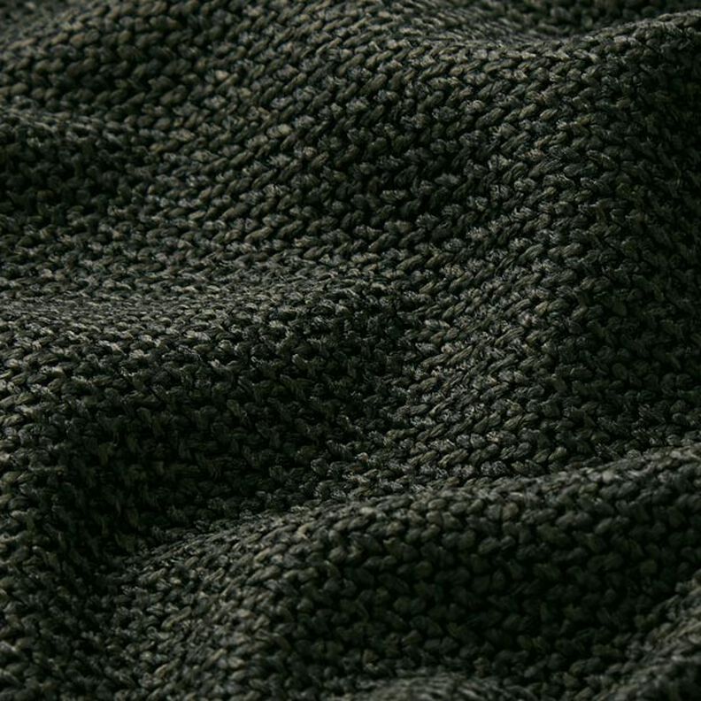 Upholstery Fabric Chunky Broken Twill Bjorn – dark green,  image number 2