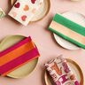 Decor Fabric Half Panama Block Stripes – intense pink/orange,  thumbnail number 7