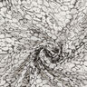 Crêpe Chiffon Floral Ornaments – white/black,  thumbnail number 3