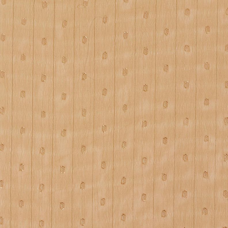 Metallic pinstripe chiffon dobby – dark beige/metallic silver,  image number 1