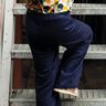 Double Gauze/Muslin Fine Glitter Dots| by Poppy – navy blue,  thumbnail number 8