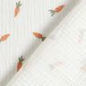 Double Gauze/Muslin small carrots – offwhite,  thumbnail number 4