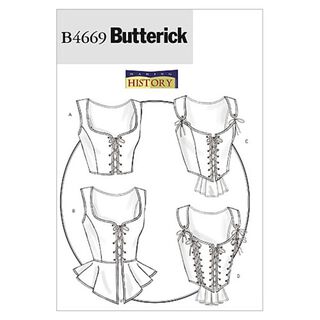Laced Corsets, Butterick 4669 | 14 - 20, 