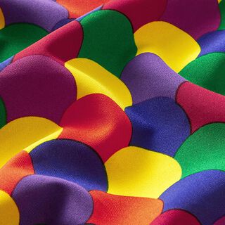 Carnival fabric, colourful scales, 
