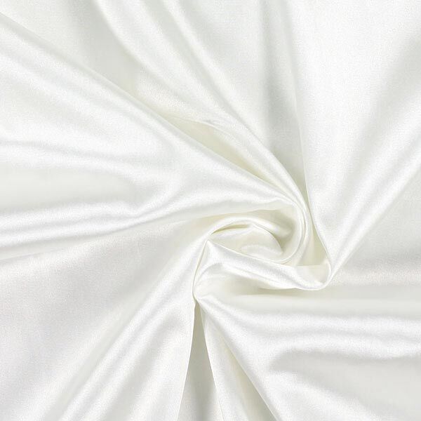 Stretch Satin – offwhite,  image number 1