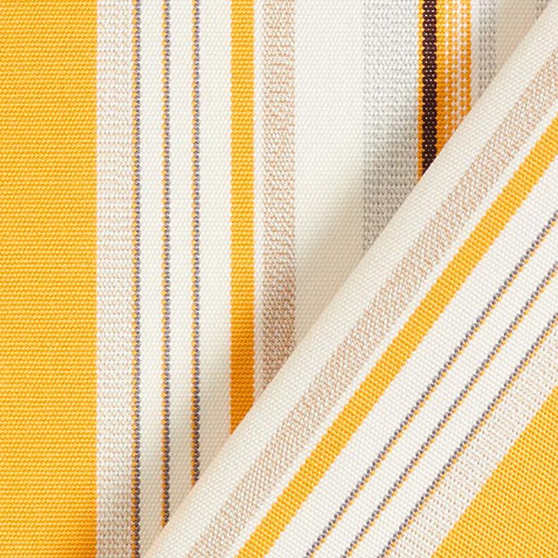 awning fabric melange stripes – yellow/light grey,  image number 5