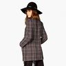 Plaid Pure New Wool Blend – dark taupe,  thumbnail number 7