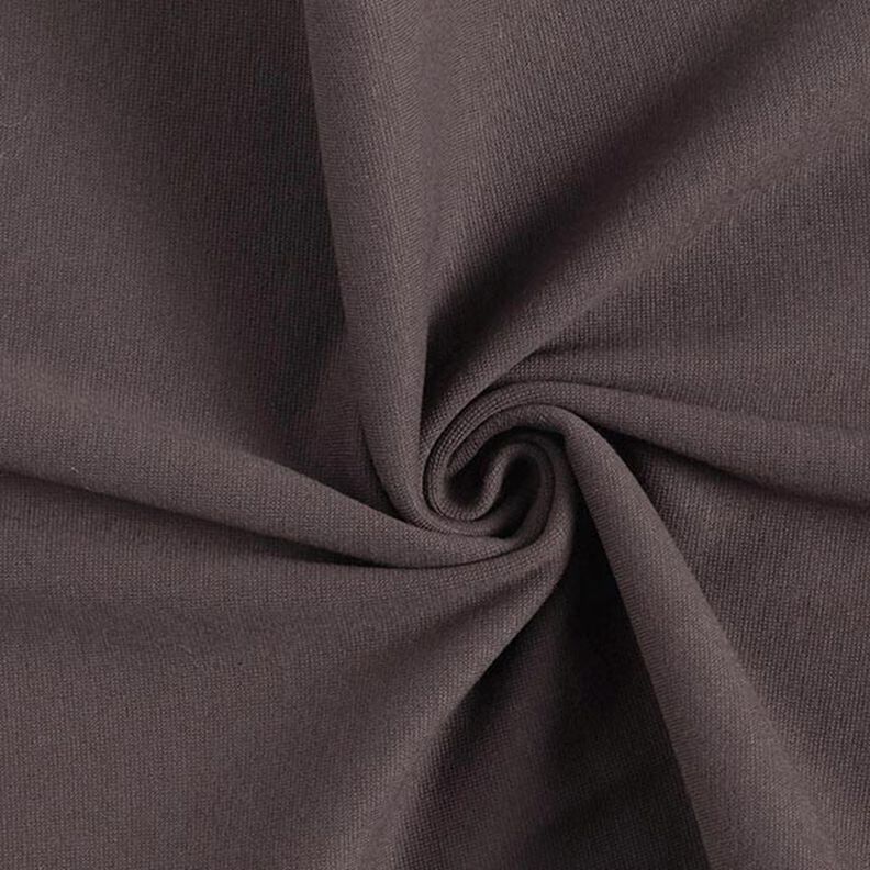 Cuffing Fabric Plain – black brown,  image number 1