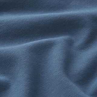 Light Cotton Sweatshirt Fabric Plain – denim blue, 