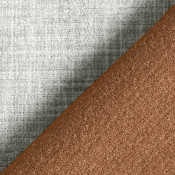 Upholstery Fabric Velvety Woven Look – light grey,  image number 3
