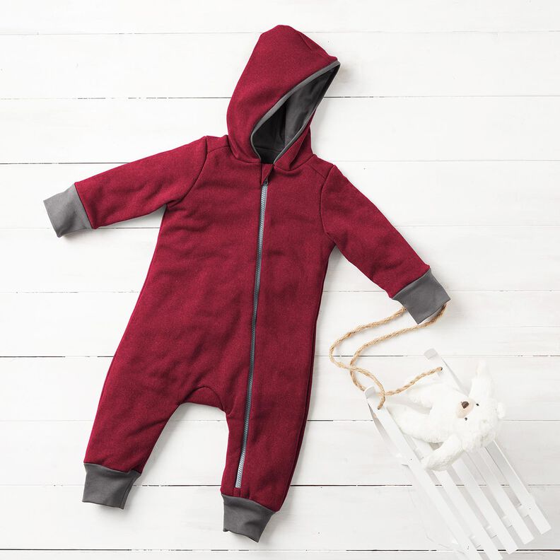 Fulled woollen loden – carmine, image number 8
