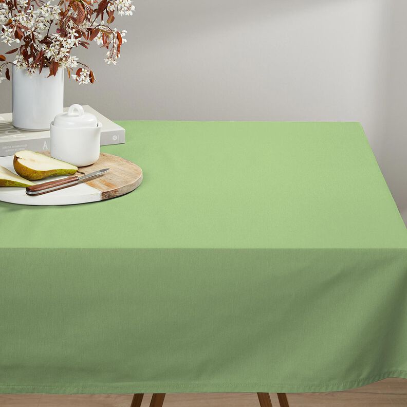 pure heavy linen Plain – green,  image number 7