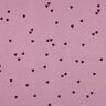 Ribbed Jersey Scattered Hearts | Poppy Fabrics – pastel violet/merlot,  thumbnail number 1