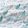 Quilted Fabric Hippopotamus and rhinoceros – offwhite,  thumbnail number 2