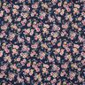 Coated Cotton romantic flowers – navy blue,  thumbnail number 1