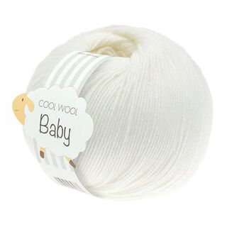 Cool Wool Baby, 50g | Lana Grossa – white, 