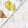 Waffle Piqué colourful shapes – moss green/ivory,  thumbnail number 4