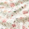 Ribbed Jersey sweet flower meadow Digital Print – offwhite,  thumbnail number 2