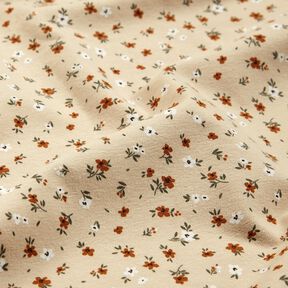 Cotton Jersey Millefleur &ndash; sand, 