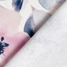 Decor Fabric Half Panama large watercolour flowers – white/pastel violet,  thumbnail number 4